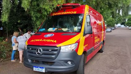 Homem cai de bicicleta e precisa ser socorrido pelo Siate no Centro