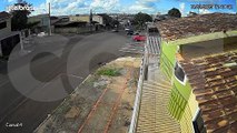 Câmera flagra acidente que deixou mulher ferida no Cancelli