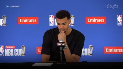 Victor Wembanyama Holds Back Tears After NBA Cup Loss Due to Death in His Family: 'I Just Lost Somebody Today'