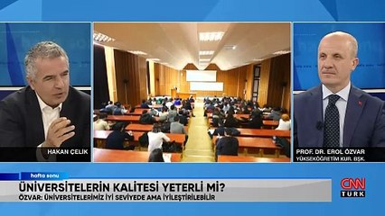 Üniversiteler 3 yıla düşecek mi? YÖK Başkanı Prof. Dr. Erol Özvar, merak edilen soruları Hafta Sonu'nda yanıtladı