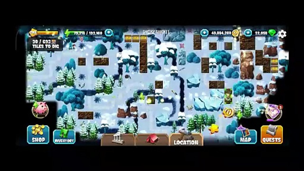 SNOWY THICKET, Diggy's Adventure, CHRISTMAS 2025, Tasks of the Story only.