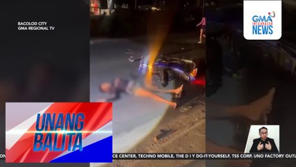 Motorcycle rider, sugatan matapos umanong mabangga ng sasakyan sa Brgy. Mandalagan | Unang Balita