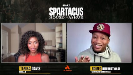 Tenika Davis enters the arena in 'Spartacus: House Of Ashur'