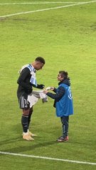 Así salieron Mbappé y Vinicius del Estadio del Talavera tras el partido