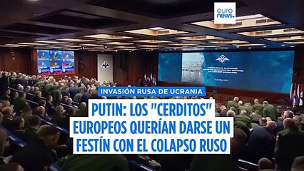 Putin llama "cerditos" a los países europeos y despliega nuevas armas nucleares