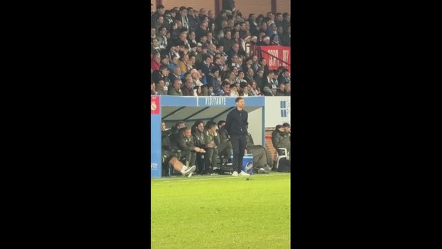 Los nervios de Xabi Alonso en la banda: minutos finales dl Talavera vs. Real Madrid