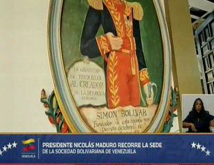 Presidente Maduro entregó restaurada la sede de la Sociedad Bolivariana de Caracas