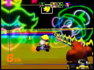 Mario Kart 64 (3-4 players Grand Prix) online multiplayer - n64