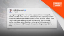 TPM Ahmad Zahid nasihat orang ramai kekal waspada susulan Monsun Timur Laut