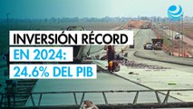 Coeficiente de inversión fija a PIB fue de 24.6% en 2024; el más alto desde el 2012: Inegi