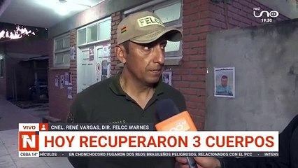 INFORME DE CUERPOS RECUPERADOS EN WARNES