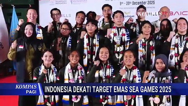 Indonesia Kumpulkan 67 Emas SEA Games 2025, Makin Dekat dengan Target 80 Emas | KOMPAS PAGI