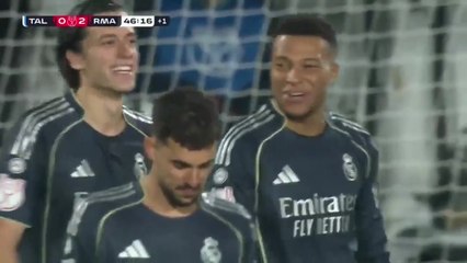 ملخص مباراة ريال مدريد و تالافيرا في كاس ملك اسبانية - هاترك ل مبابي