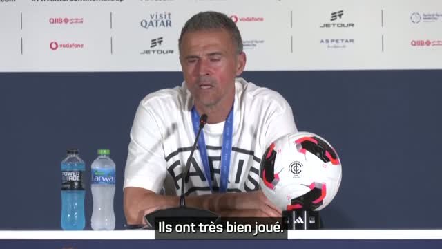 PSG - Luis Enrique : C'est notre mentalité de continuer à gagner et à marquer l'histoire