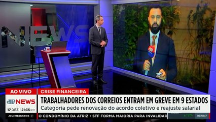 Trabalhadores dos Correios entram em greve em 9 estados por reajuste salarial