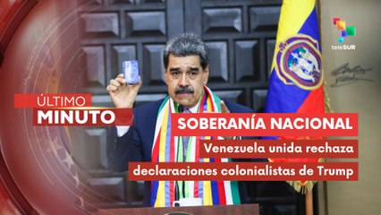 Pdte. Maduro agradece repudio del pueblo a declaraciones coloniales de Trump
