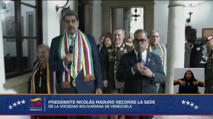 Presidente Maduro lideró conversatorio con los integrantes de la Sociedad Bolivariana de Venezuela