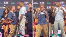 Jake Paul vs Anthony Joshua tienen su último cara a cara; el influencer se burla del rival