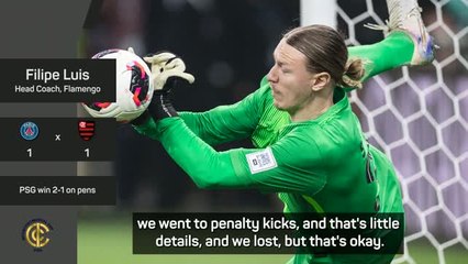 Flamengo coach Filipe Luis proud to take PSG to penalties