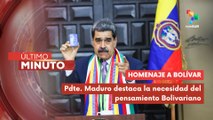 Presidente Nicolás Maduro rinde tributo a Simón Bolívar