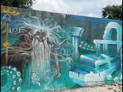 Playa Street Art Graffitti Murals Guajira Soul