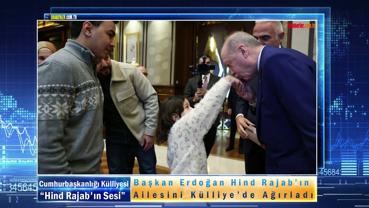 Başkan Erdoğan Hind Rajab’ın Ailesini Külliye’de Ağırladı