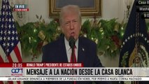 🚨¡Última Hora! Donald Trump emite mensaje a la nación desde la Casa Blanca