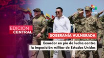 Pdte. Noboa avala la presencia militar extranjera en Ecuador