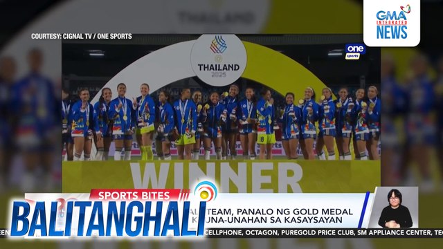 PH Women's Football Team, panalo ng gold medal sa 33rd SEA Games; kauna-unahan sa kasaysayan | Balitanghali