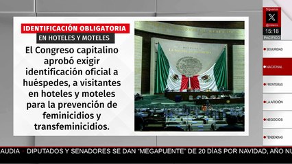 ¿Exigirán identificación a todas las personas para entrar en moteles y hoteles en la CdMx?