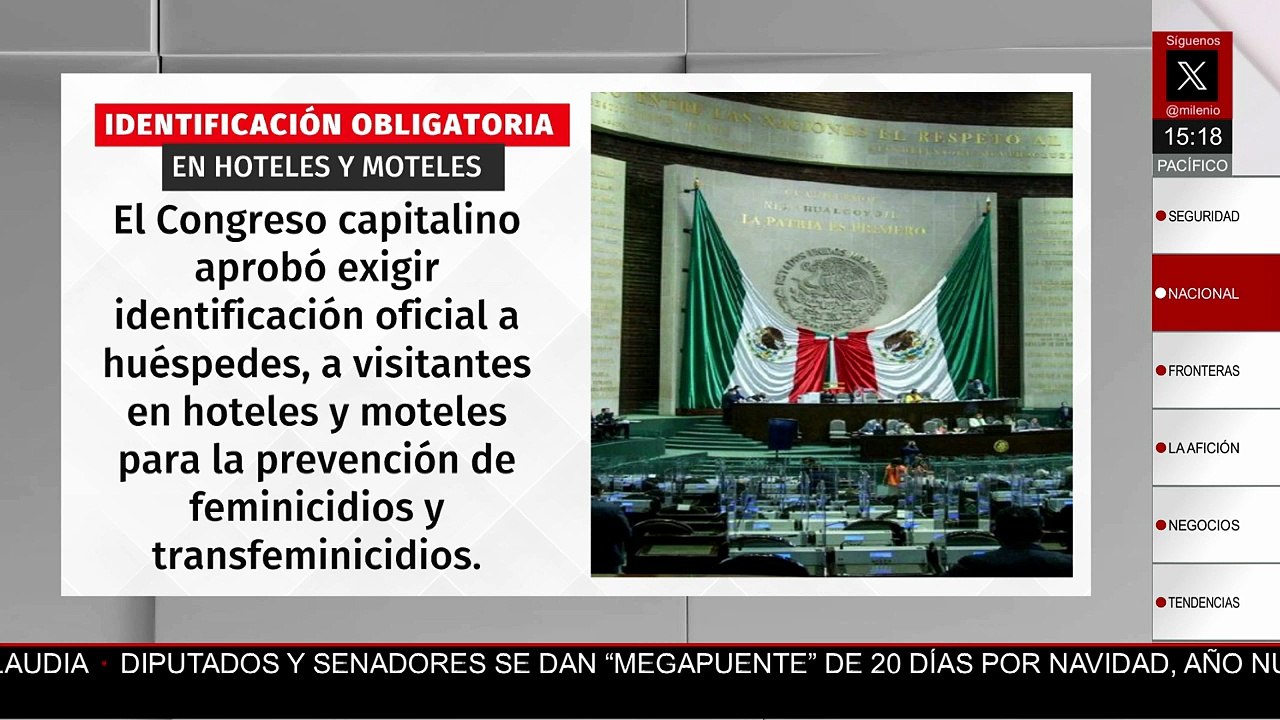 ¿Exigirán identificación a todas las personas para entrar en moteles y hoteles en la CdMx?
