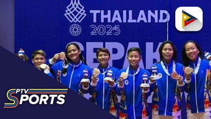 PH Sepak Takraw women’s quadrant team, panalo ng tansong medalya sa 2025 SEA Games