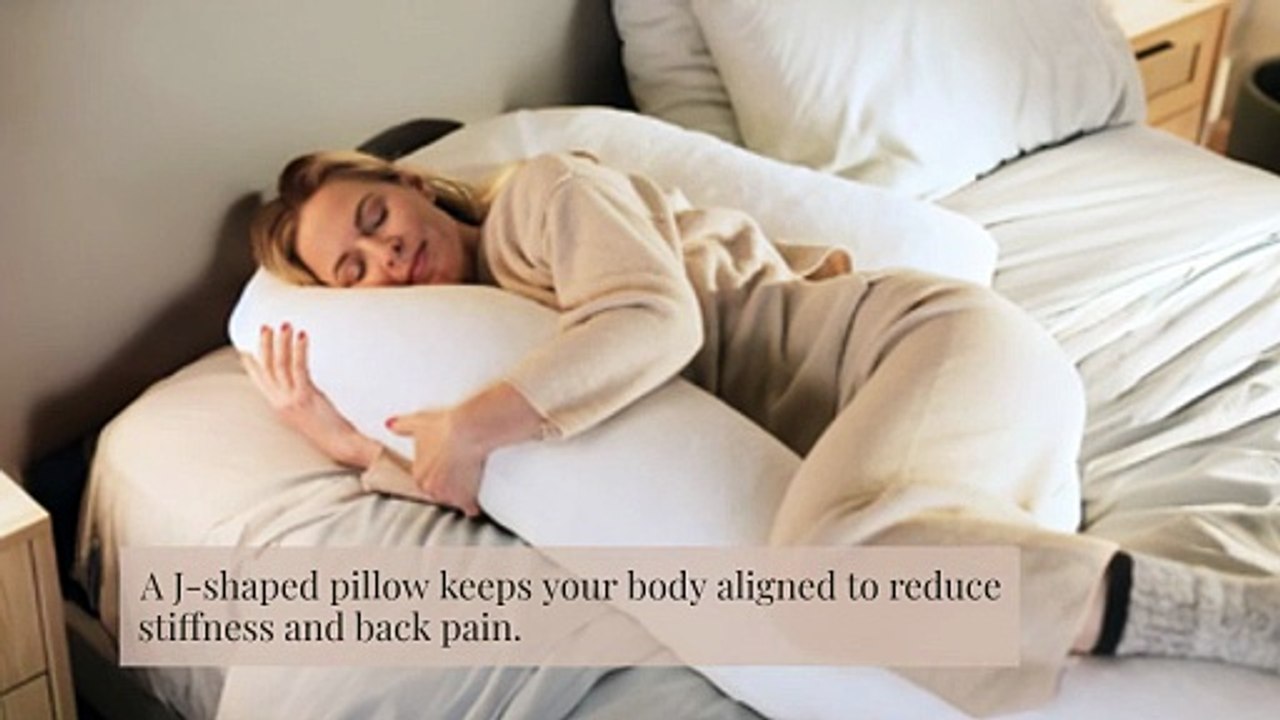 5 Reasons Side Sleepers Love the J Shaped Body Pillow Design