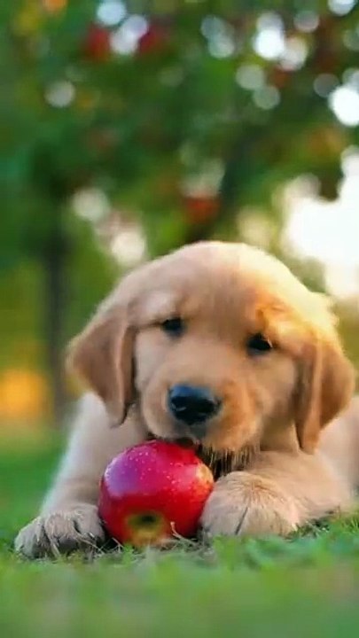 Dog playing Apple Today's Trending Video