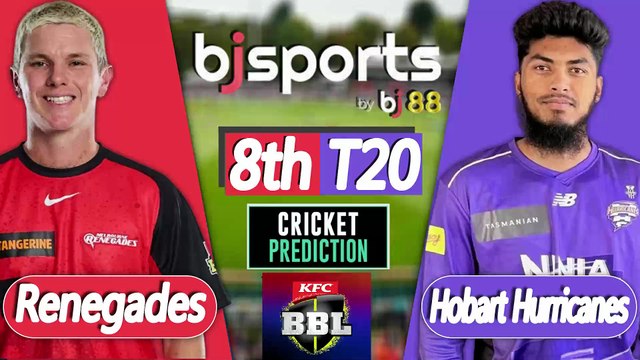 BBL 2025-26 | Hobart Hurricanes vs Melbourne Renegades 8th T20 Match Preview |