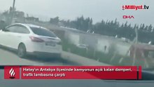Unutkanlığın bedeli ağır oldu! Arkasındaki araç kornaya bastı ama...