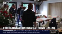 Après 45 ans sans commerce, ce bar-restaurant fait revivre l'âme du village de Châtelneuf dans la Loire