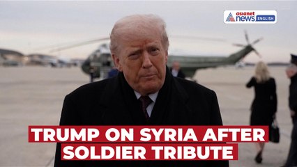 Trump Answers Media After Dignified Transfer of Fallen US Soldiers in Syria