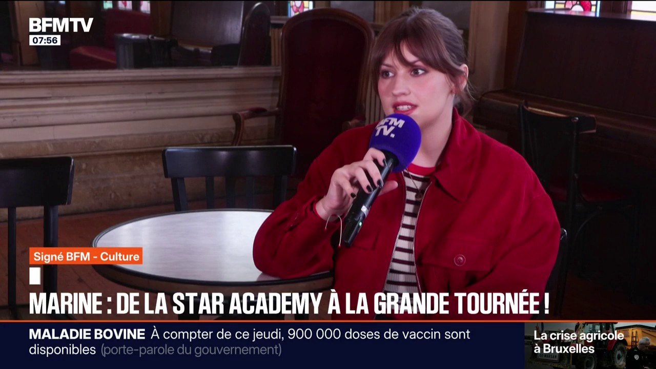 SIGNÉ BFM - "Chaque soir, je suis quand même stressée": Marine, la grande gagnante de la Star Academy 2024, dévoile de nouvelles dates pour sa tournée, qui devra se prolonger jusqu'en 2027
