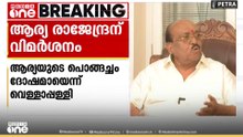 'ആര്യയുടെ പൊങ്ങച്ചം തിരുവനന്തപുരത്ത് ദോഷമായി... അധികാരത്തിലിരിക്കുന്നവർക്ക് വിനയമല്ലേ വേണ്ടത്'