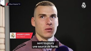 Lunin "fier d'être capitaine" après la victoire en Copa del Rey