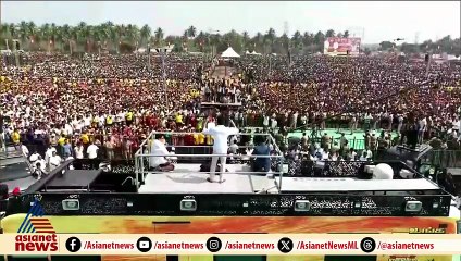 ഡിഎംകെയ്‌ക്കെതിരെ ആഞ്ഞടിച്ച് വിജയ്; കരൂർ ദുരന്തത്തിന് ശേഷം വിജയ് പങ്കെടുക്കുന്ന ആദ്യ റാലി ഈറോഡിൽ