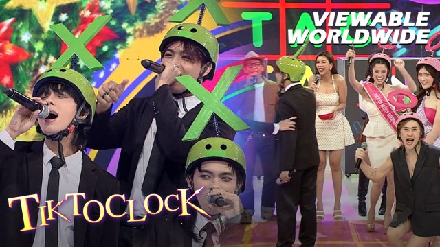 TiktoClock: Chariz Solomon, PASIMUNO ng turuan sa 'Tic Tac Tao'!