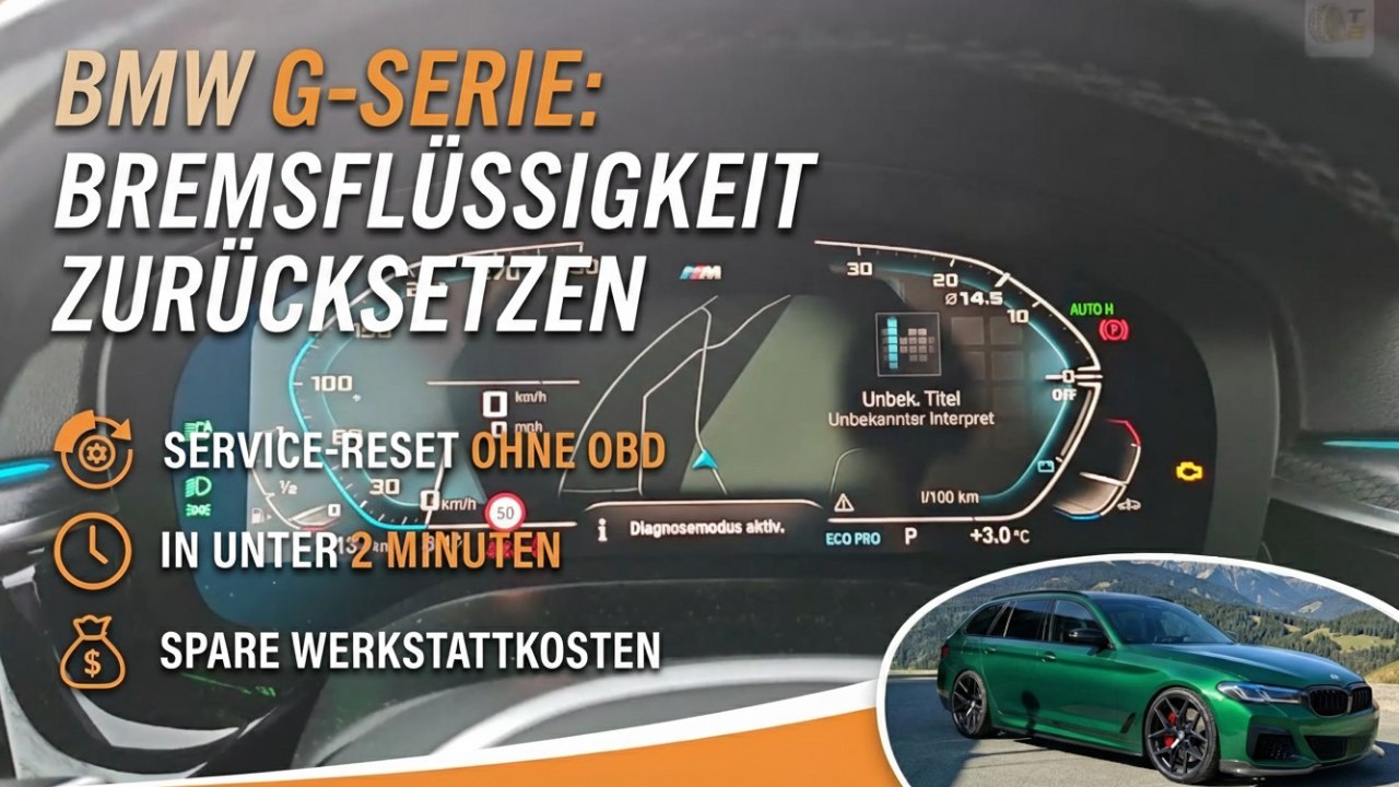 BMW Bordcomputer: Bremsflüssigkeit zurücksetzen leicht gemacht