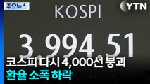 코스피, 하루 만에 4,000선 밑으로...환율 소폭 하락 / YTN