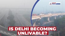 How Bad Is Delhi’s Air? Drone Footage Shows Toxic Smog As AQI Remains 'Very Poor'