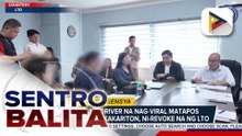 Lisensya ng driver na nag-viral matapos manakit ng nagkakariton, ni-revoke na ng LTO