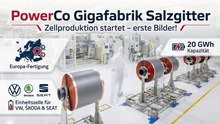 E-Mobilität aus Europa: Zellproduktion bei PowerCo im Video