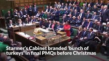 Sir Keir Starmer’s Cabinet branded 'a bunch of turkeys' during PMQs