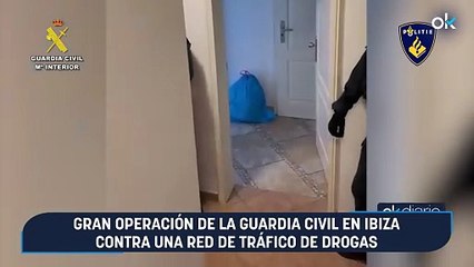 Gran operación de la Guardia Civil en Ibiza contra una red de tráfico de drogas